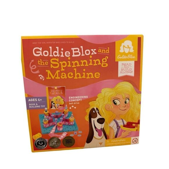 Brand New Goldieblox and The Spinning Machine Construction STEM Toy Game - Picture 2 of 3